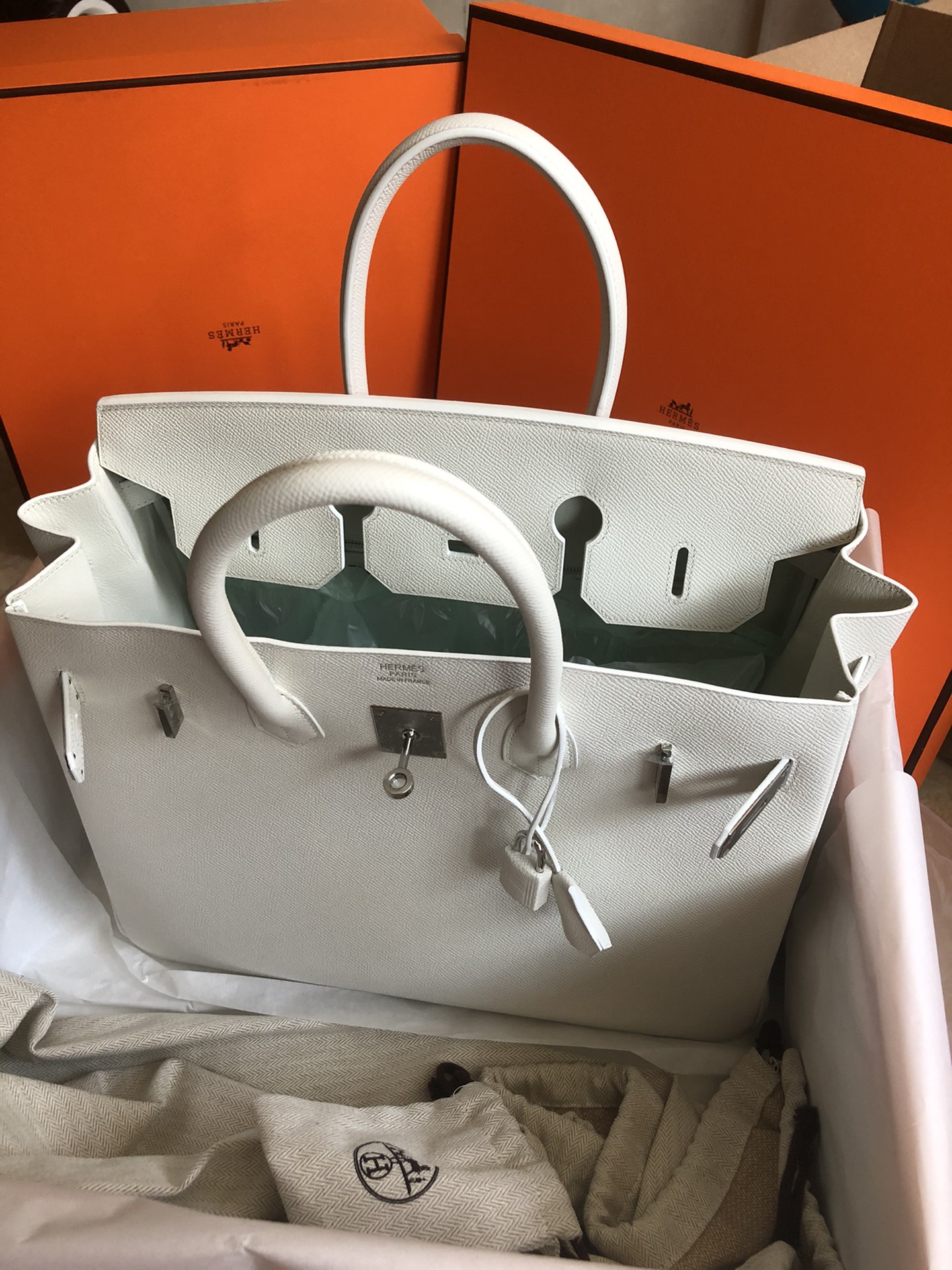 에르메스 버킨백35 화이트